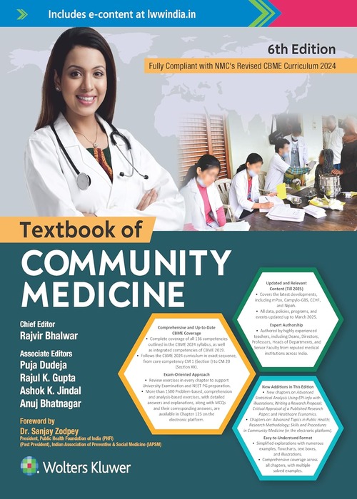 Textbook of Community Medicine, 6th Edition