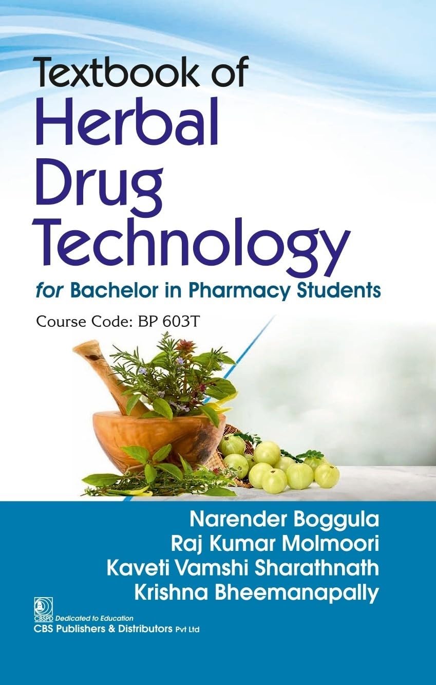 Textbook Of Herbal Drug Technology For Bachelor In Pharmacy Students (Pb 2026)