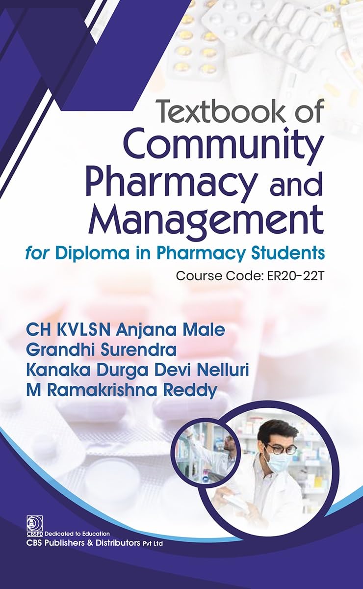 Textbook Of Community Pharmacy And Management For Diploma In Pharmacy Students (Pb 2026)