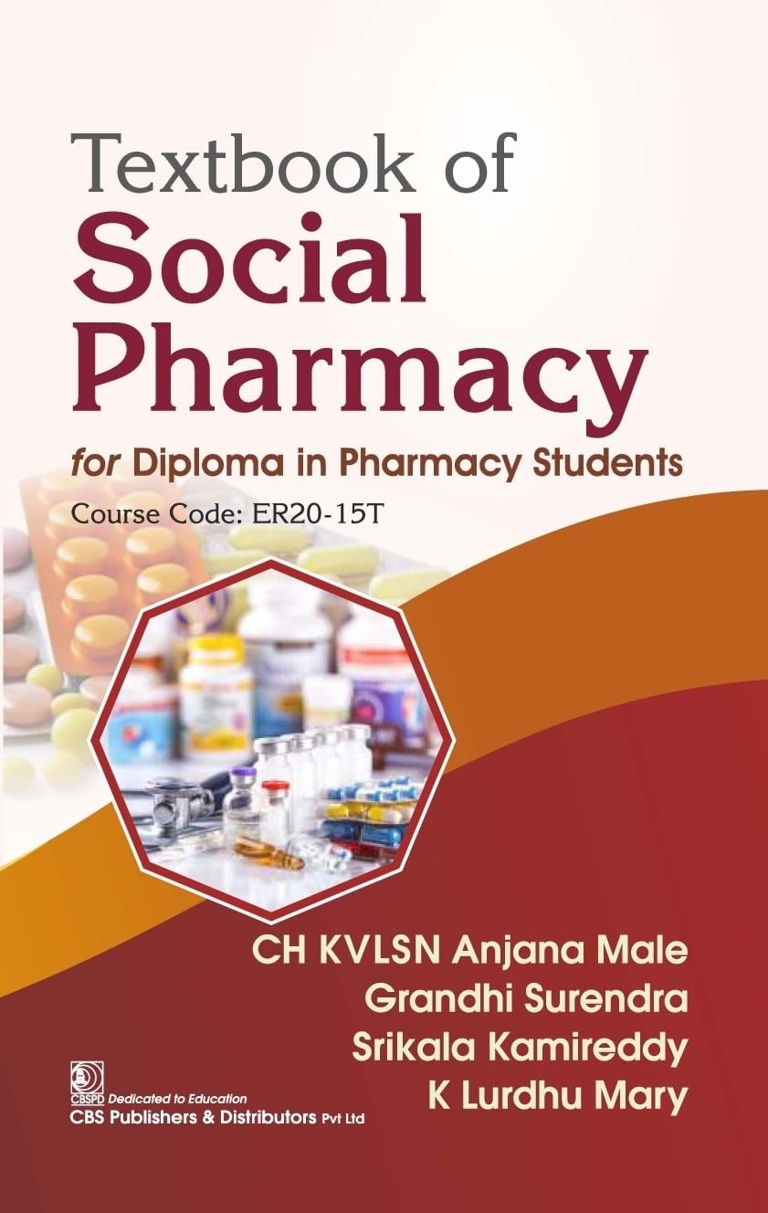 Textbook Of Social Pharmacy For Diploma In Pharmacy Students (Pb 2026)