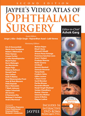 Jaypee'S Video Atlas Of Ophthalmic Surgery (With 16 Interactive Dvd-Roms)