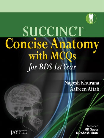 Succinct Concise Anatomy For Dental Students With Mcqs