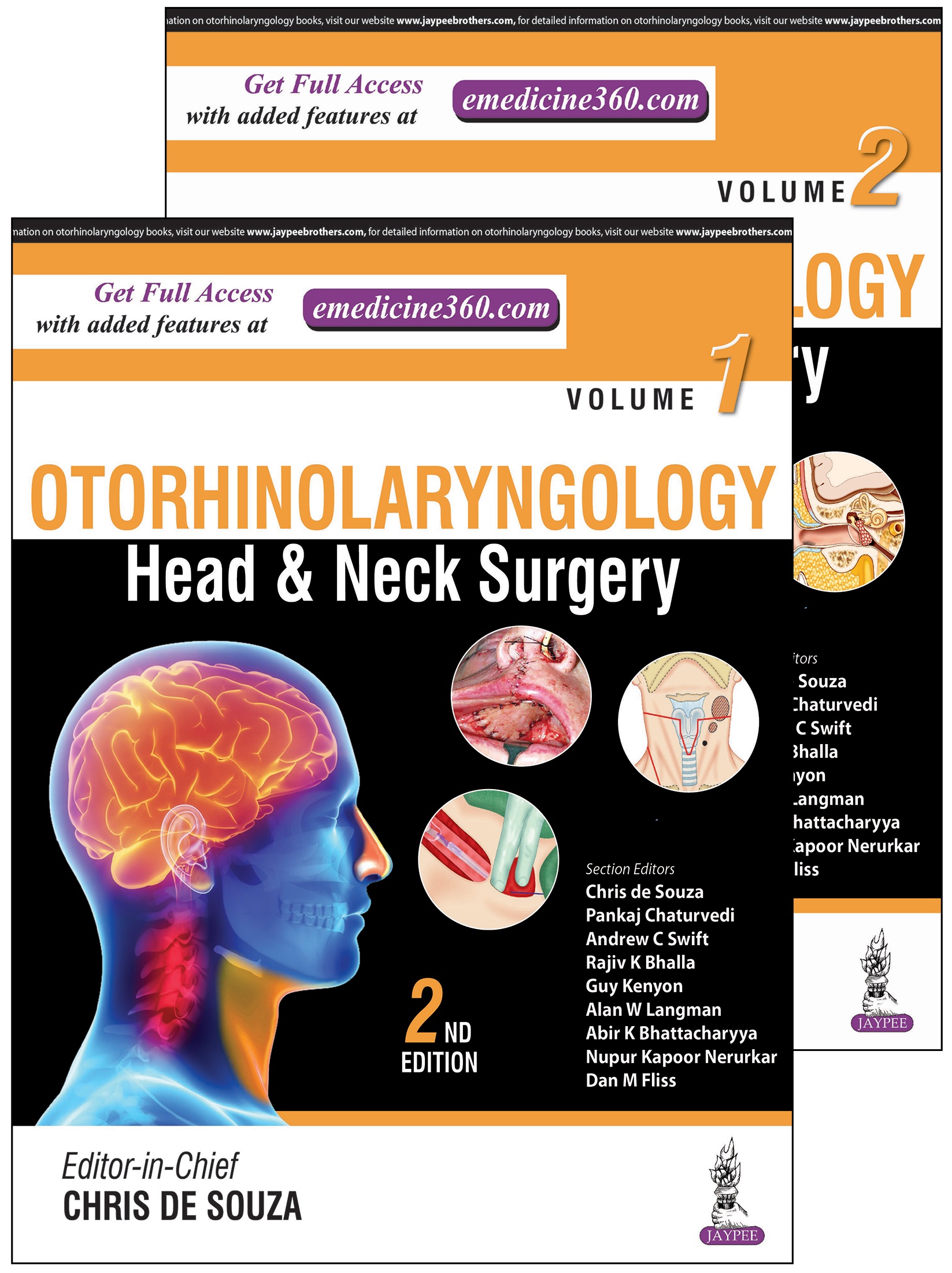 Otorhinolaryngology- Head & Neck Surgery (2 Volumes)