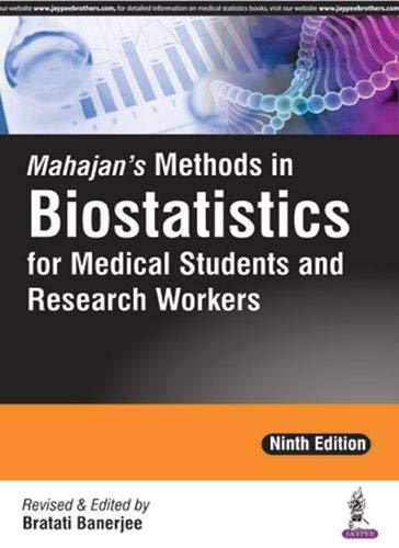 Mahajan'S Methods In Biostatistics For Medical Students And Research Workers