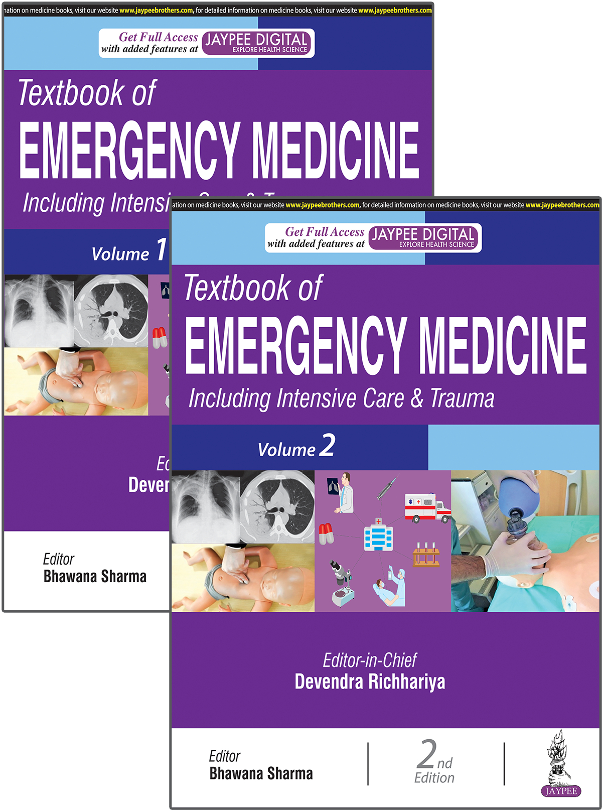 Textbook of Emergency Medicine: Including Intensive Care & Trauma (2 Volumes)  2nd Edition  2022