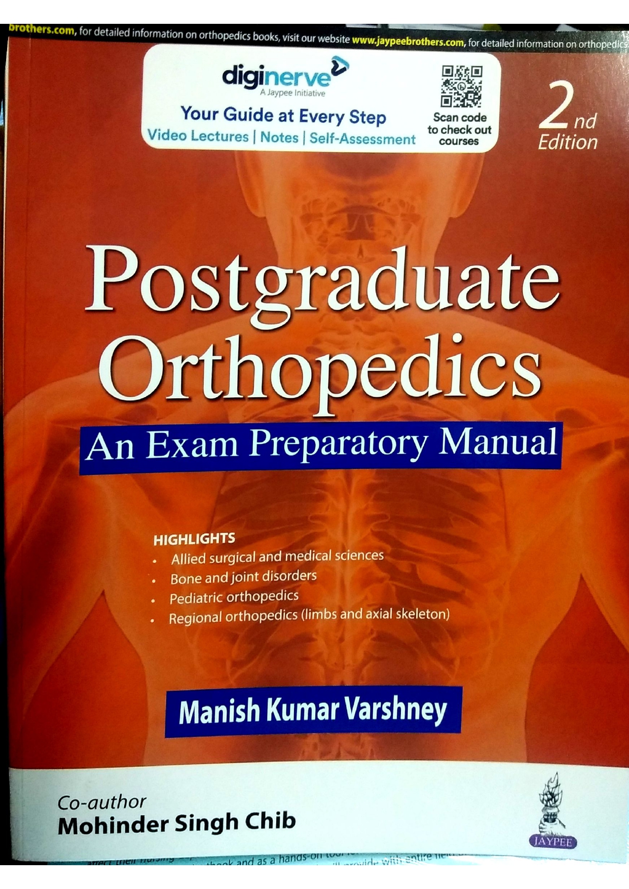 Postgraduate Orthopedics: An Exam Preparatory Manual;2Nd Edition 2022 By Manish Kumar Varshney