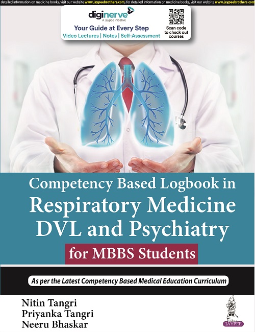 Competency Based Logbook in Respiratory Medicine, DVL and Psychiatry for MBBS Students
