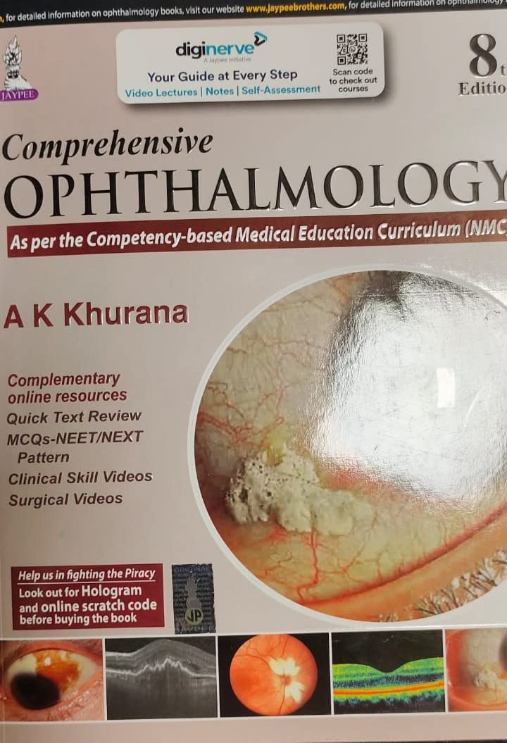 Comprehensive Ophthalmology As Per Competency-based - 2022