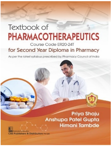 Textbook Of Pharmacotherapeutics For Second Year Diploma In Pharmacy (Pb 2025)