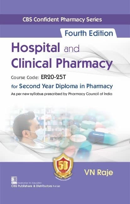 Hospital And Clinical Pharmacy For Second Year Diploma In Pharmacy 4Ed (Pb 2025)