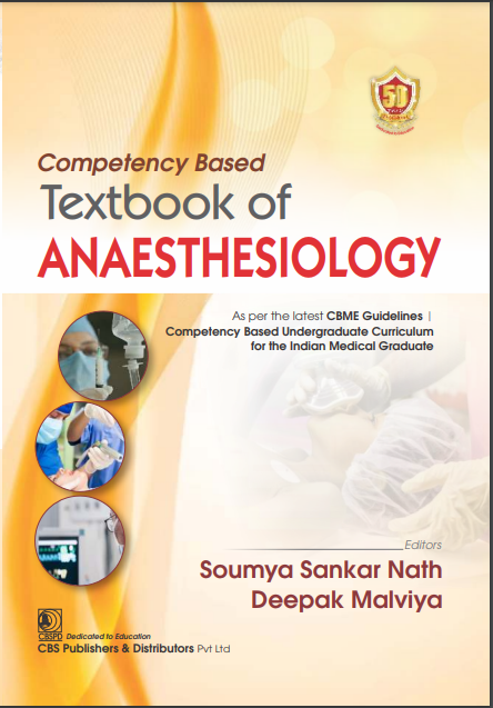 Competency Based Textbook of Anaesthesiology 1st  2024