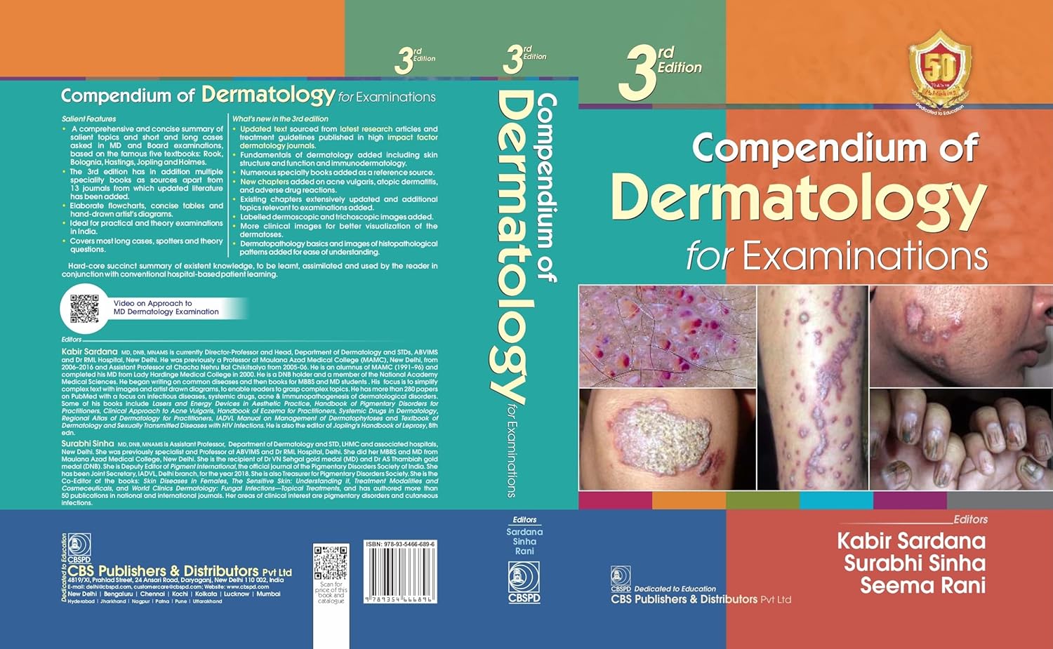 Compendium Of Dermatology For Examinations 3Ed (Pb 2026)