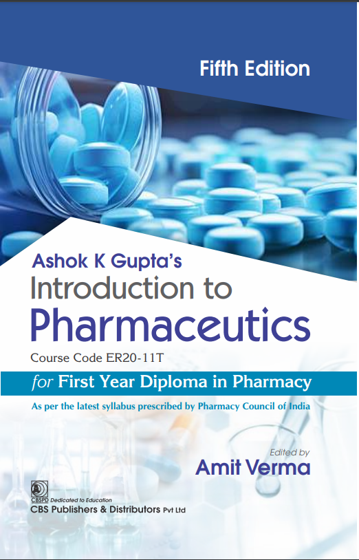 Ashok K Guptas Introduction To Pharmaceutics Course Code Er20-1It For First Year Diploma In Pharmacy 5Ed (Pb 2025)