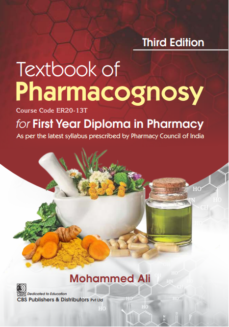 Textbook Of Pharmacognosy For First Year Diploma In Pharmacy 3Ed (Pb 2025)