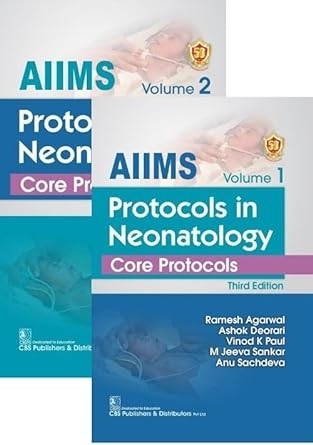 AIIMS Protocols in Neonatology, 2 Volume Set 3rd Edition 2024 (NICU)