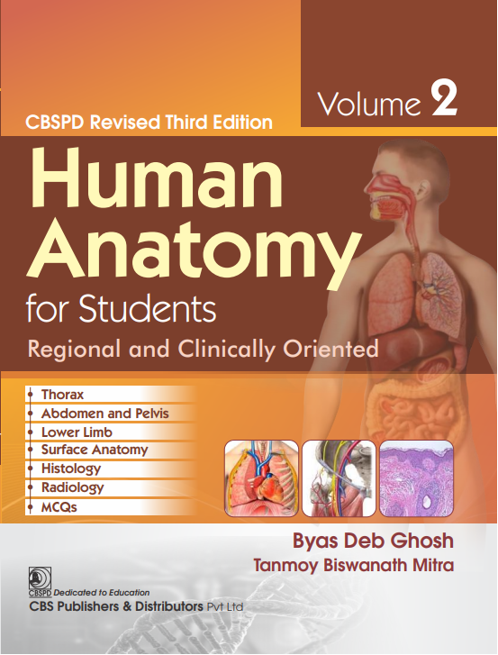 Human Anatomy For Students Regional And Clinically Oriented Cbspd Revised 3Ed Vol 2 (Pb 2024)