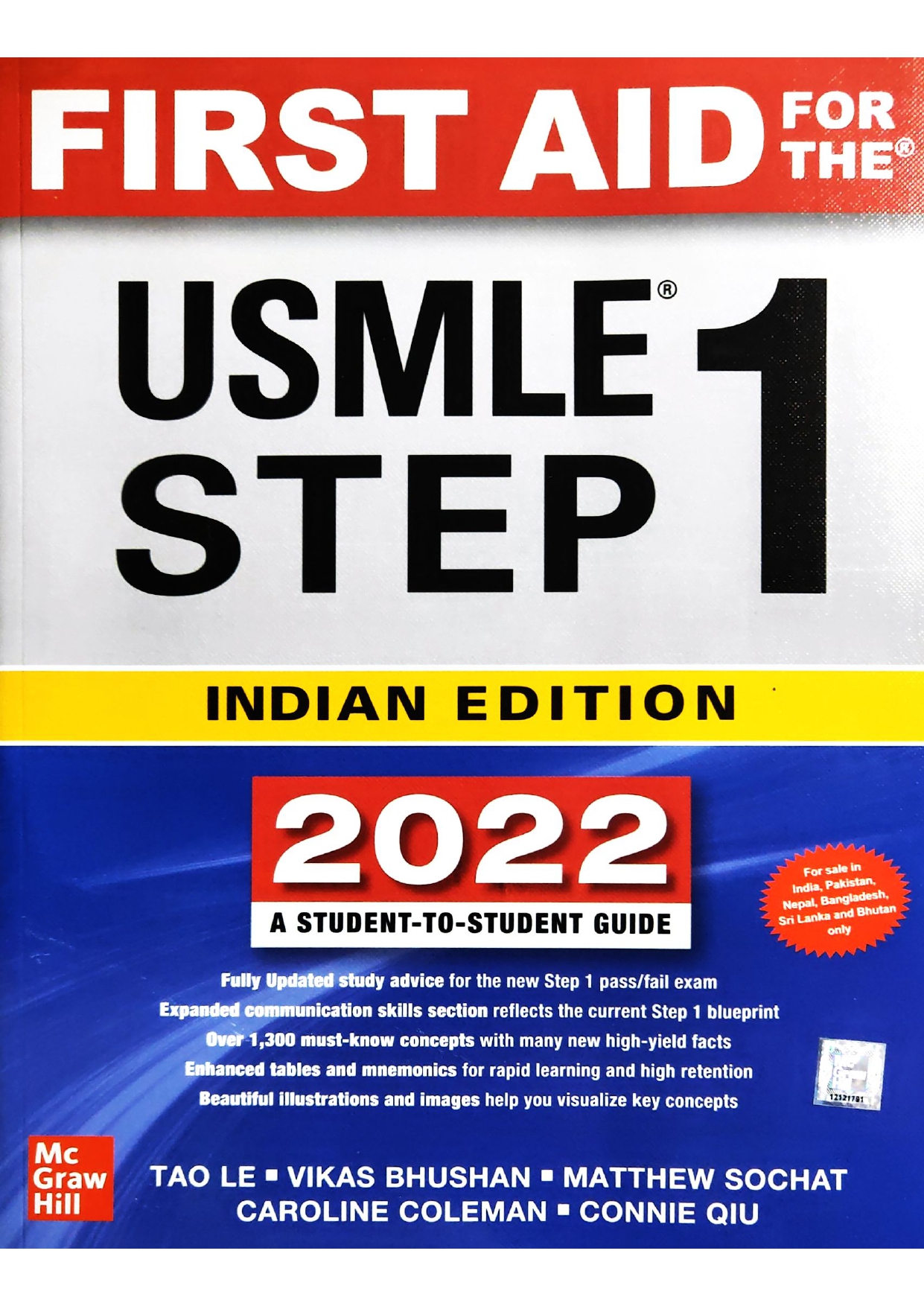 First Aid For The USMLE STEP 1 2022-(Indian Edition)
