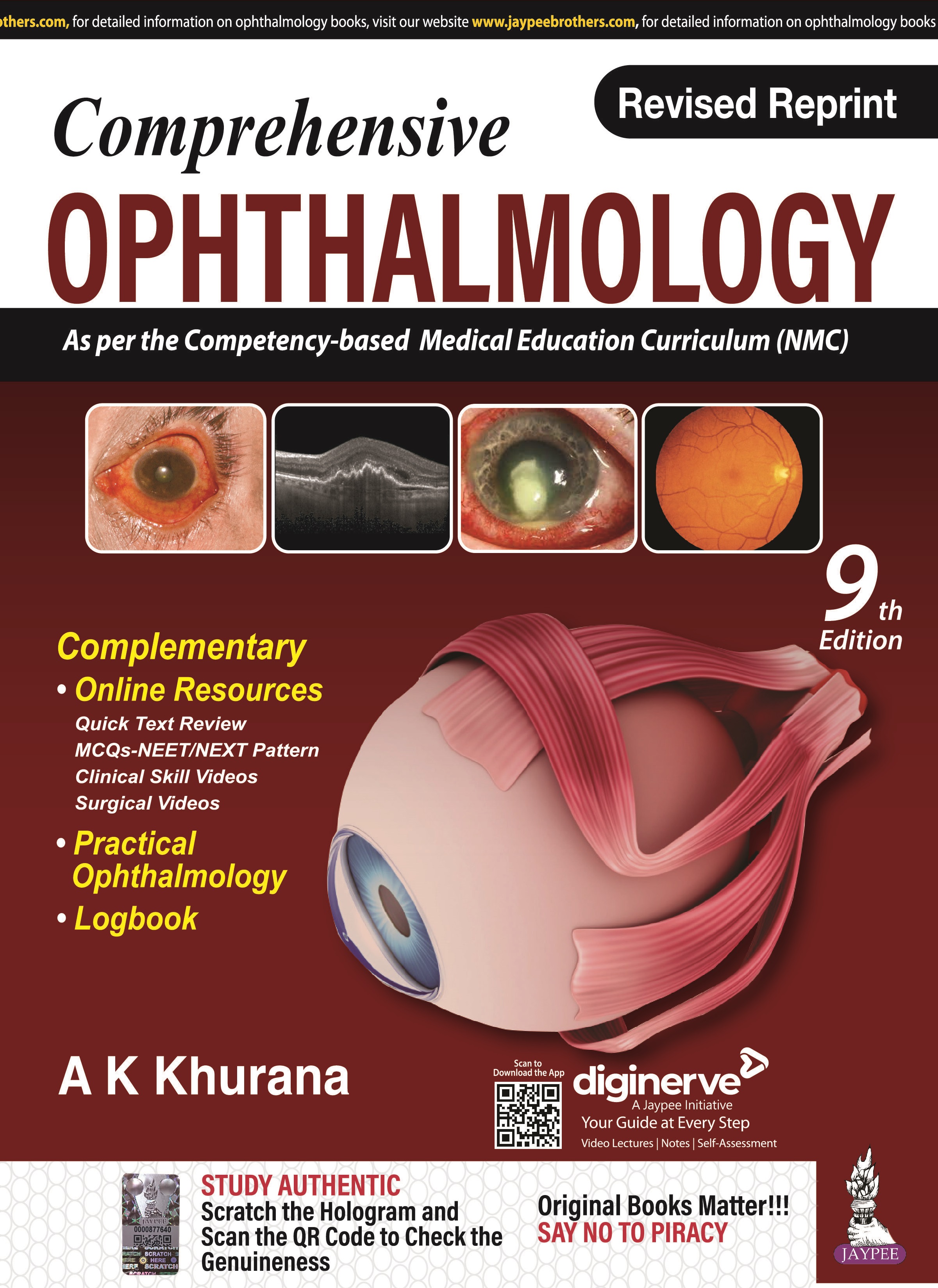 Comprehensive Ophthalmology With Ophthalmology Logbook Plus Practical Ophthalmology