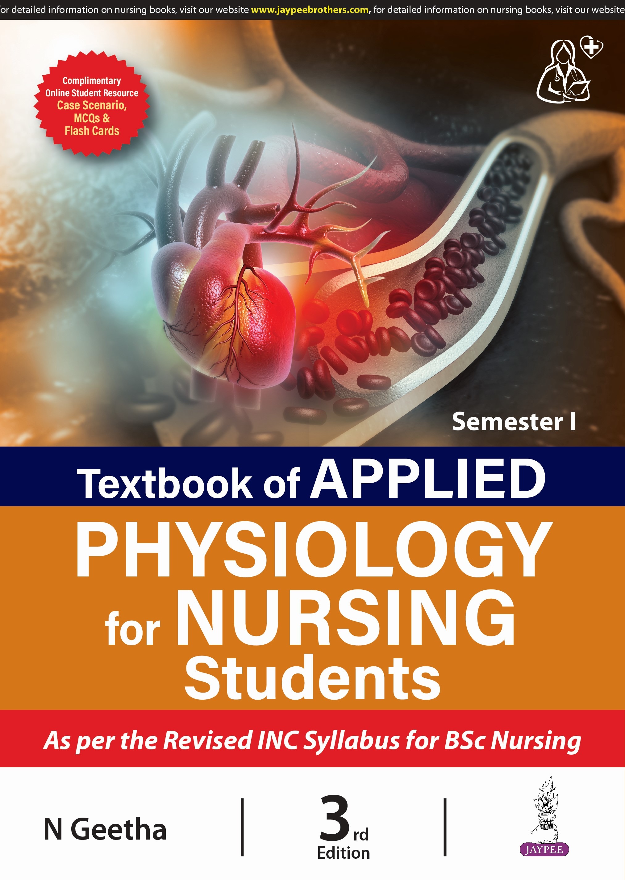 Textbook Of Applied Physiology For Nursing Students (Semester 1)