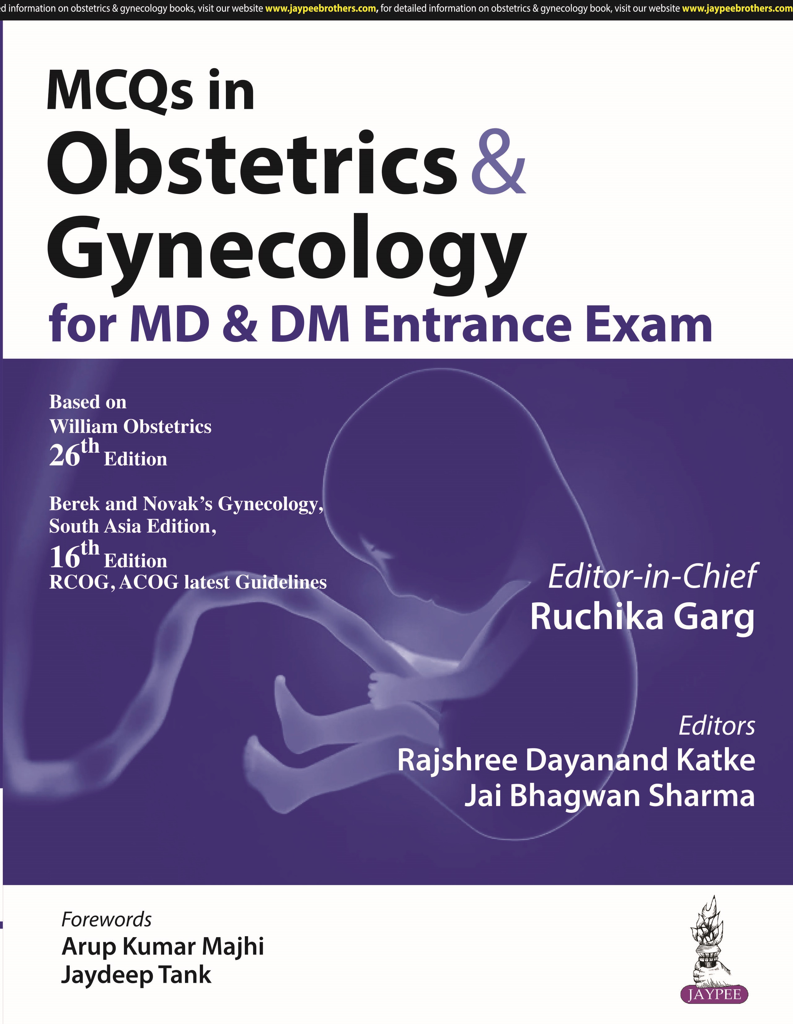 MCQs in Obstetrics & Gynecology for MD & DM Entrance Exam 1st Edition 2024