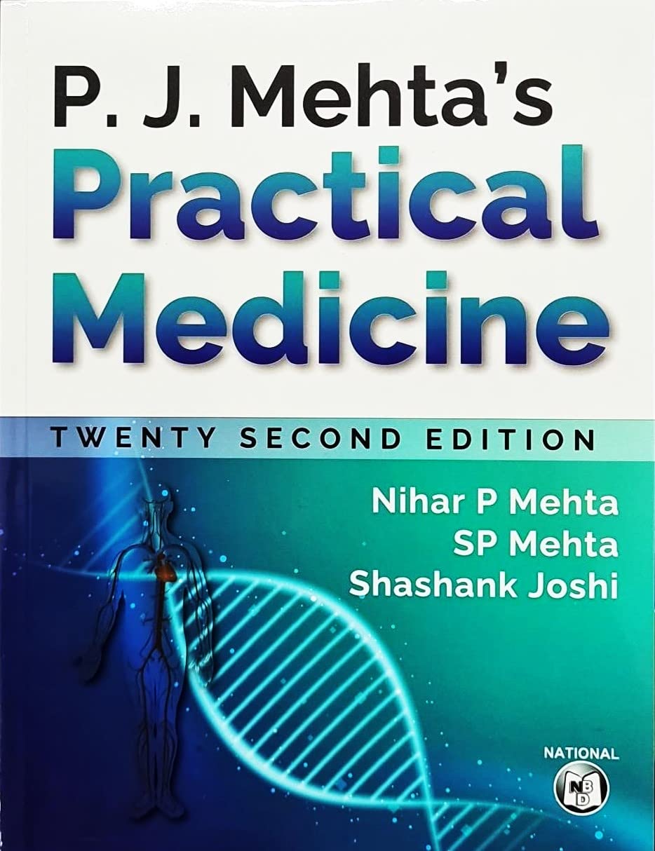 P.J. Mehta's Practical Medicne - 22nd Ed./2023 [ENGLISH LANGUAGE]