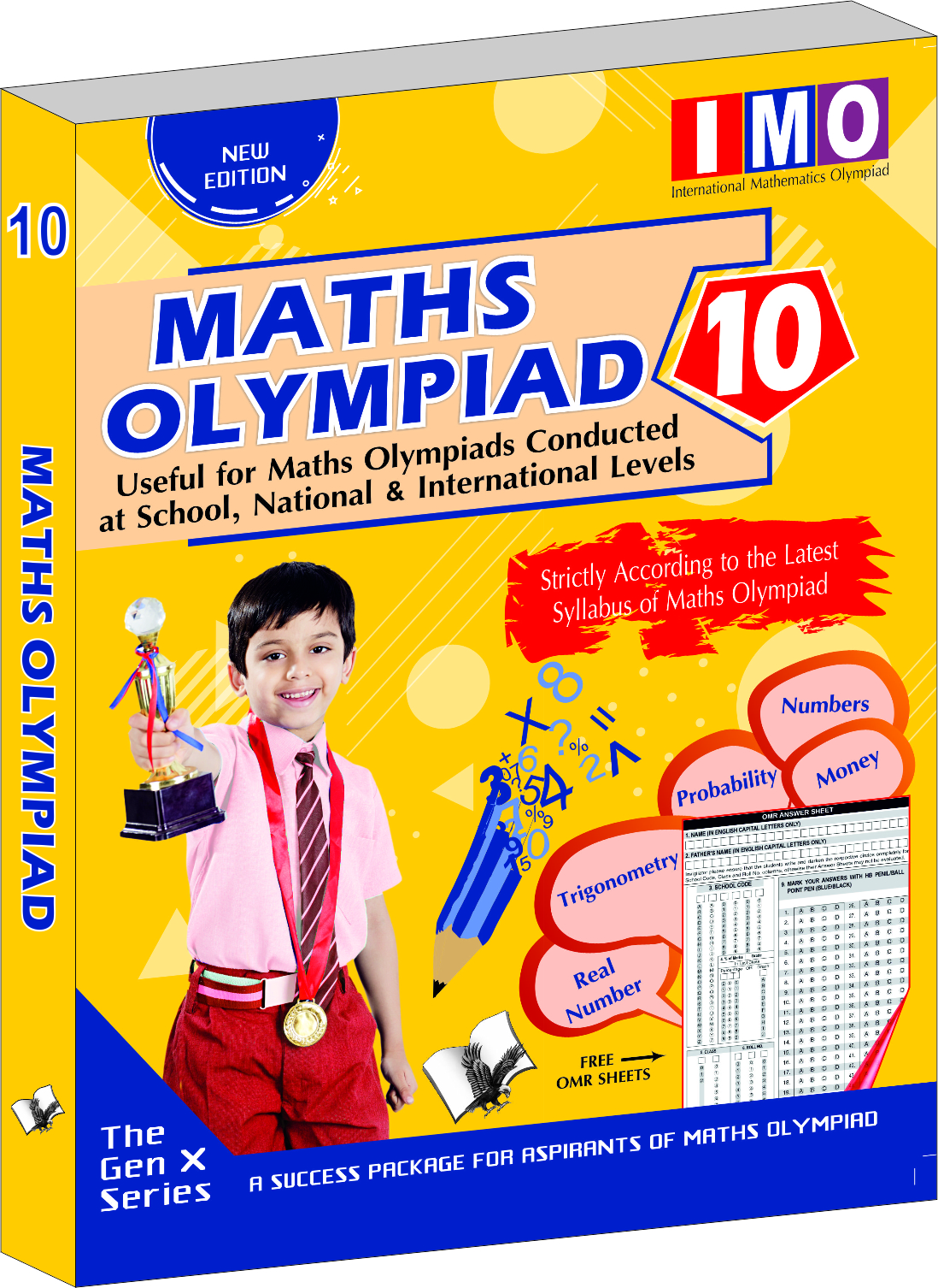 International Maths Olympiad - Class 10 (With OMR Sheets)-Theories with examples, MCQs & solutions, Previous questions, Model test papers