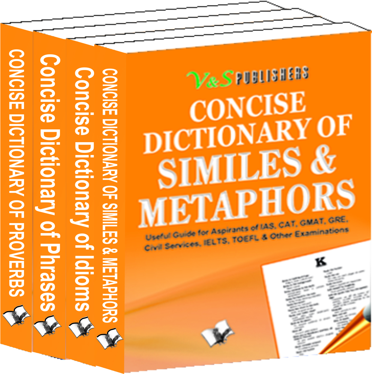 English Pocket Dictionaries For Competitive Examinations Value Pack-Effective use of Synonyms, Antonyms, Idioms, Proverbs, Phrases, Similes & Metaphors for writing impressive English in competitive exams