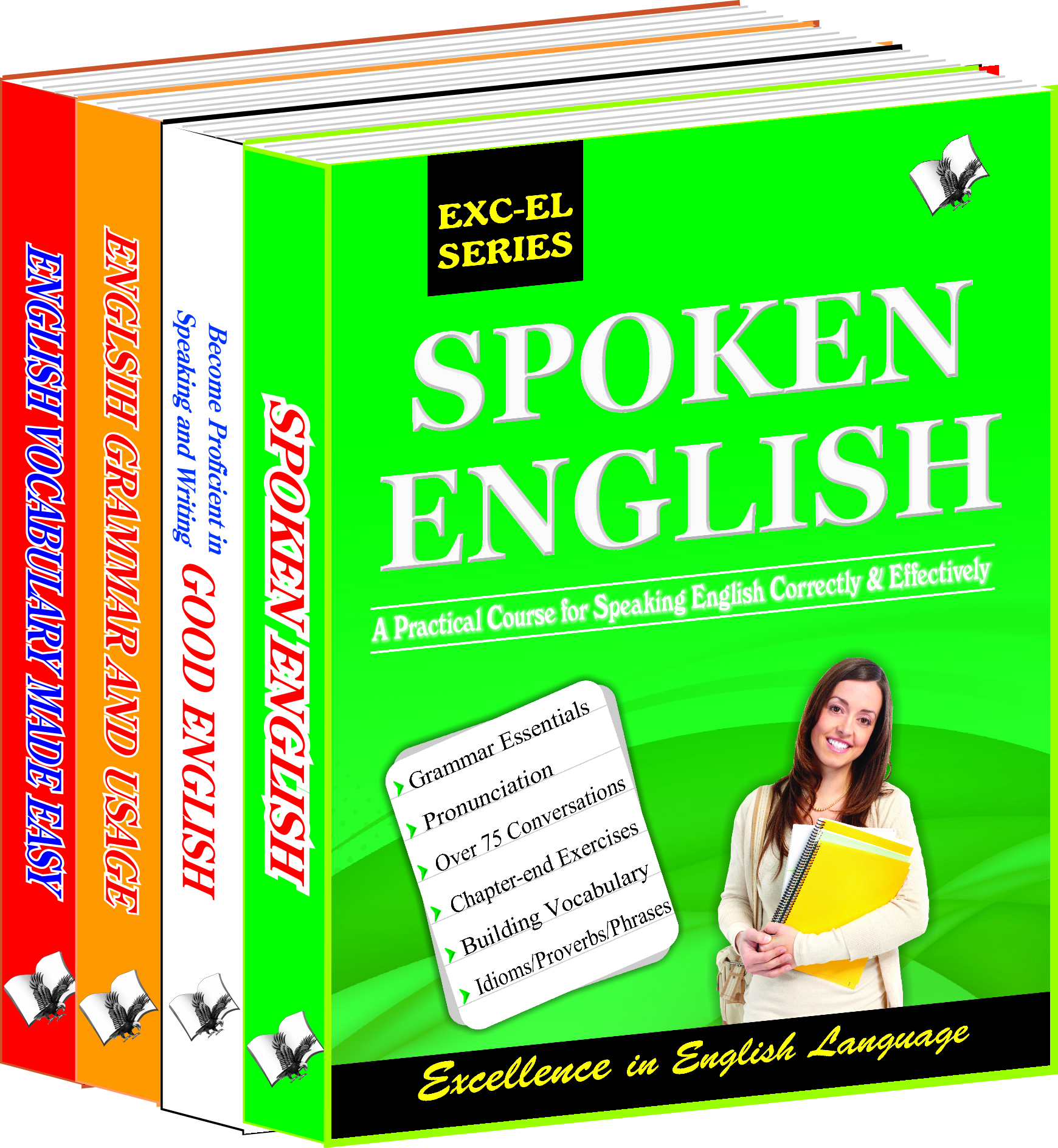 English Improvement Value Pack For Students-Guide to increase vocabulary, polish grammar & its usage for writing and speaking good English 