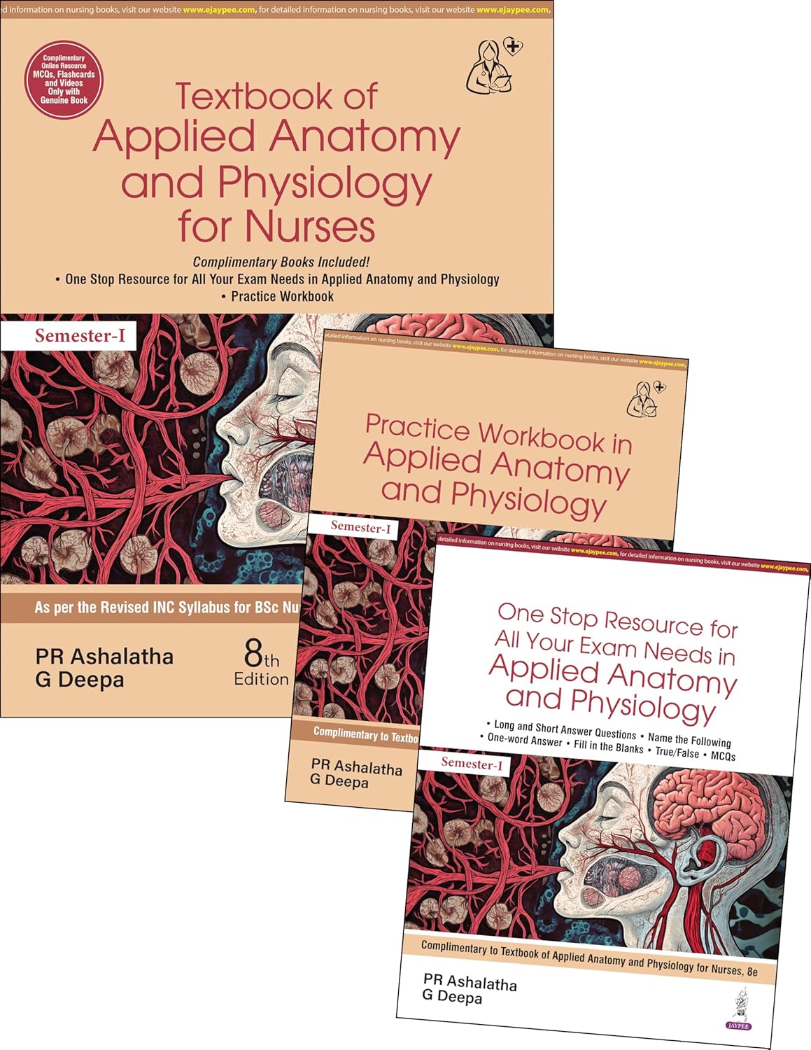 Textbook Of Applied Anatomy And Physiology For Nurses (Complimentary Books Included)