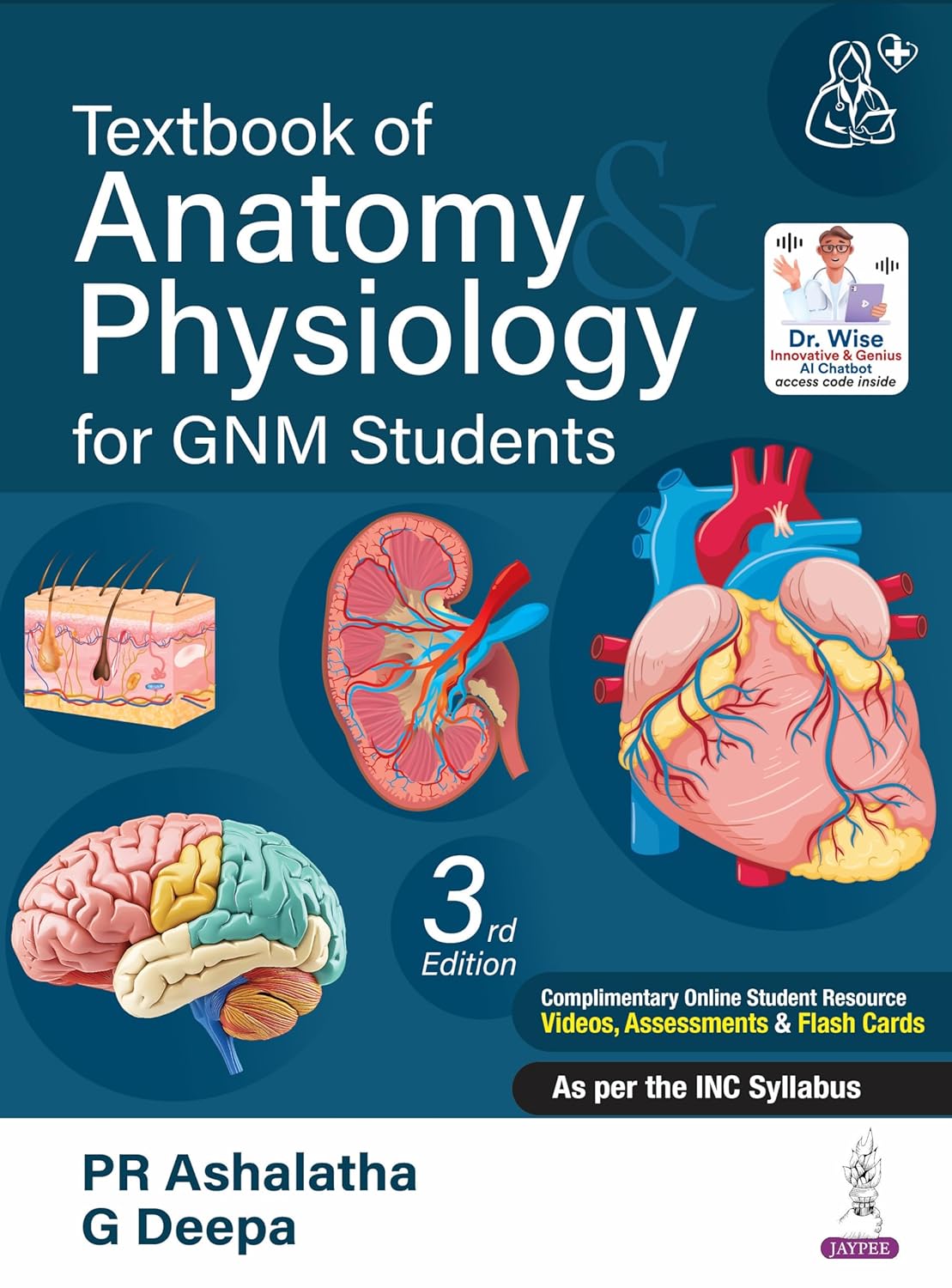 Textbook Of Anatomy Physiology For Gnm Students
