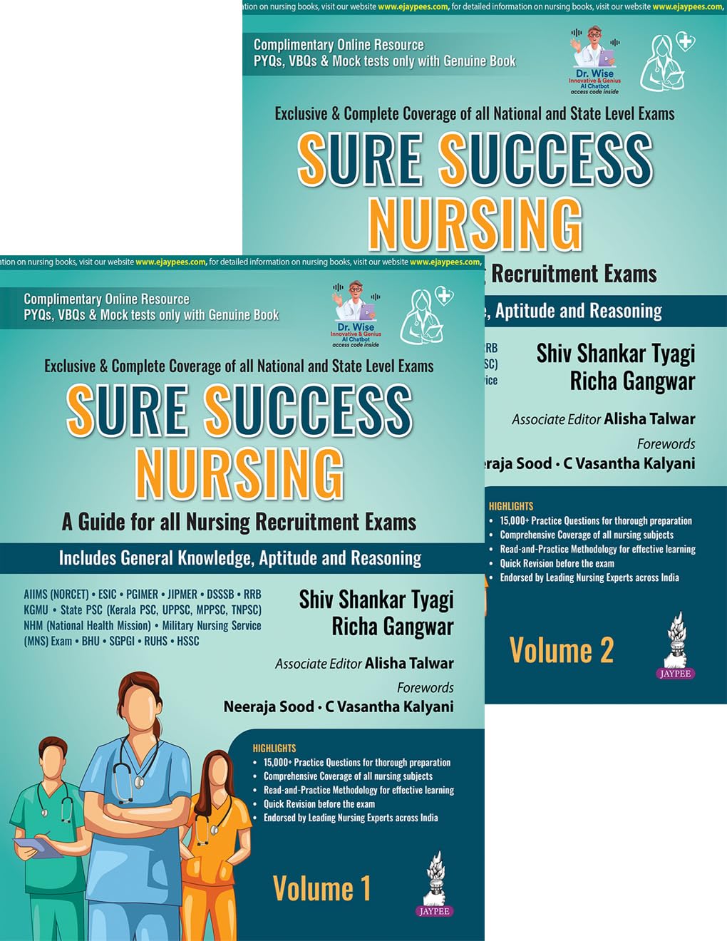 Sure Success Nursing-A Guide For All Nursing Recruitment Exams (2Vols)
