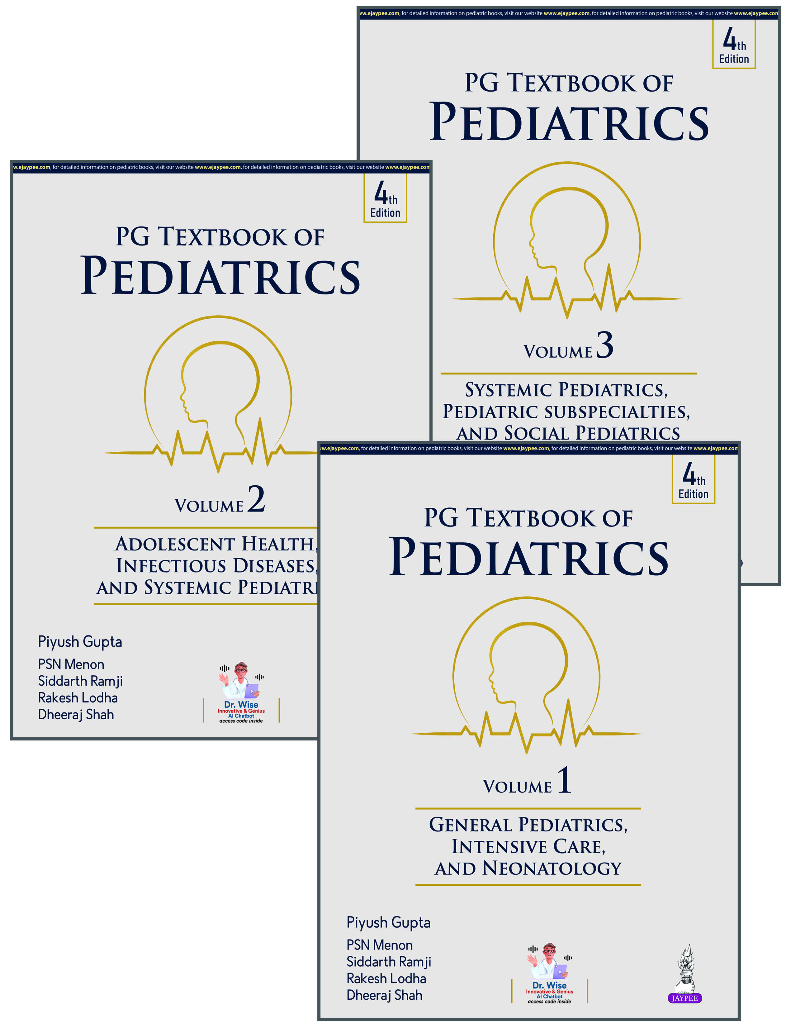 PG TEXTBOOK OF PEDIATRICS (3 VOLUMES)
