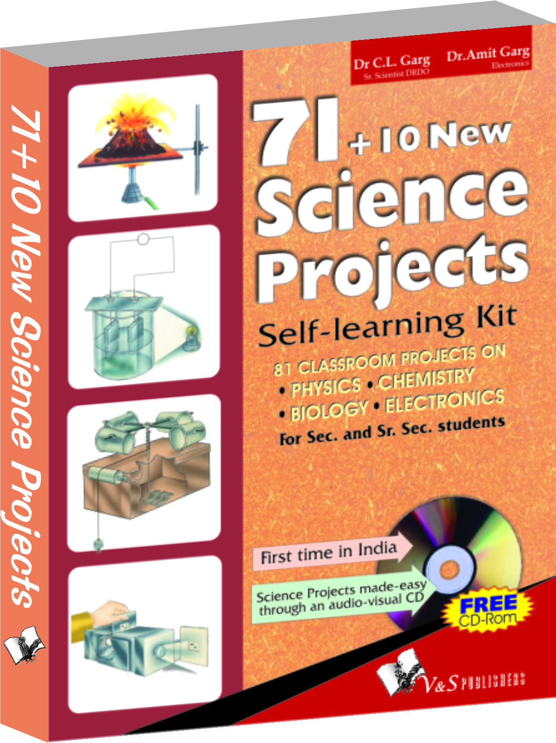 71+10 New Science Projects   (With Online Content on  Dropbox)-Self learning kit