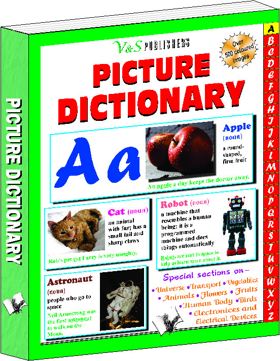 Picture Dictionary-With colourful pictures