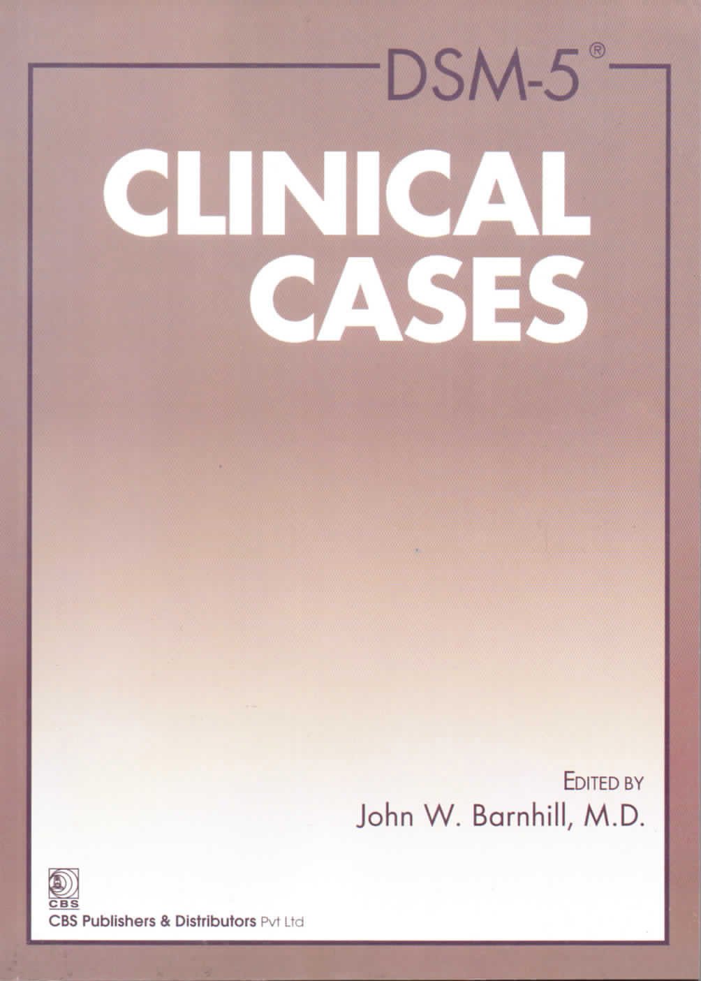 Dsm-5 Clinical Cases Spl Edition (Pb)