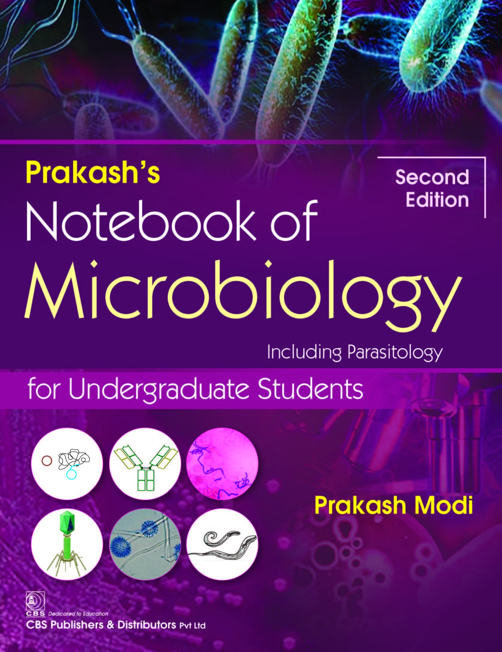 Prakash Notebook Of Microbiology Including Parasitology 2Ed For Undergraduate Students (Pb 2017)