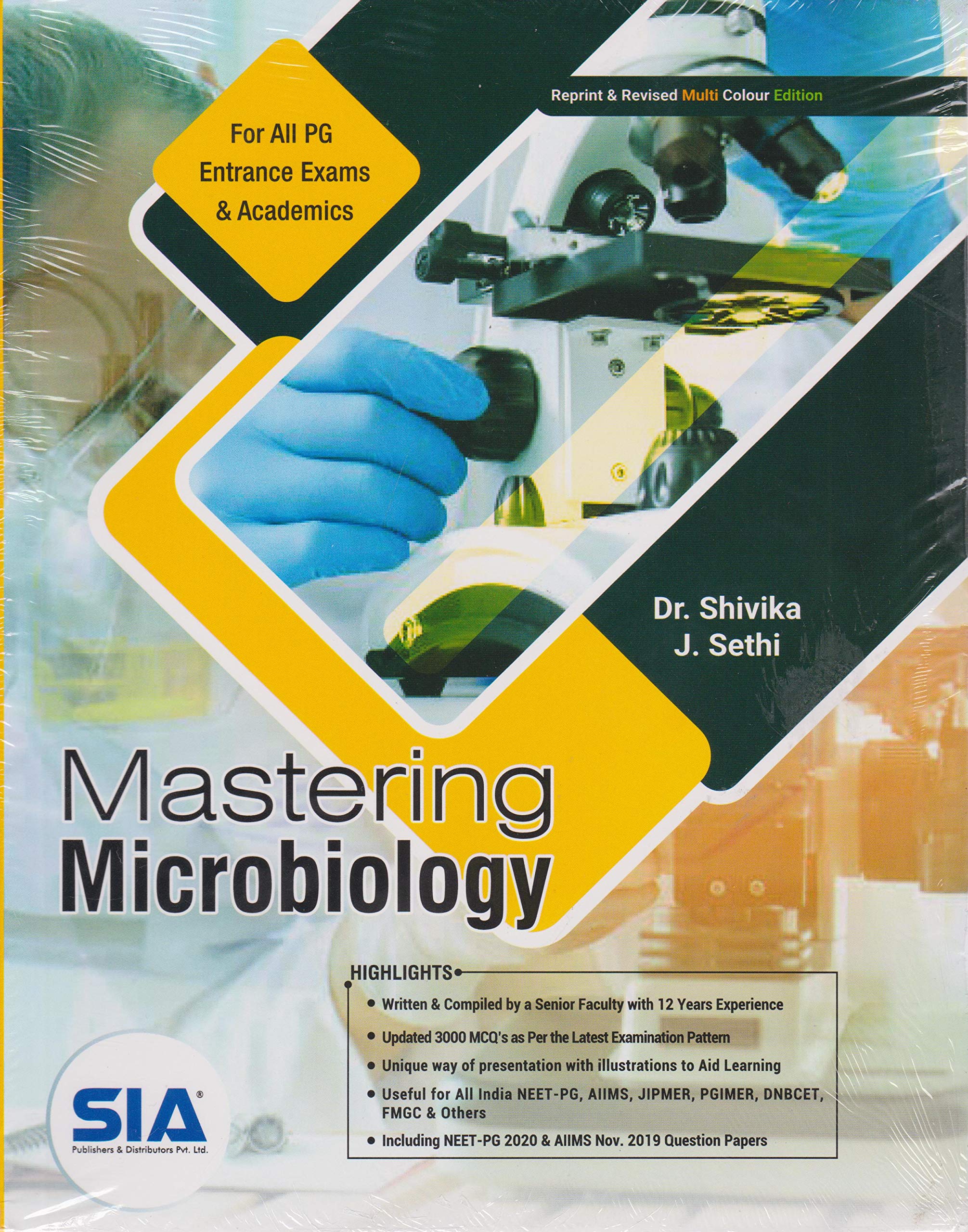 Mastering Microbiology For All Pg Entrance Exams And Academics, Multi-Colour Edition