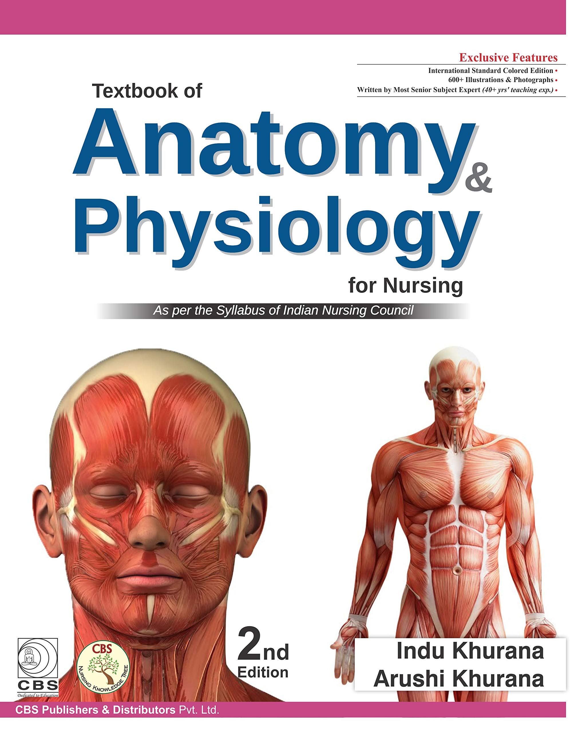 Textbook Of Anatomy & Physiology For Bsc Nursing, 2E (Pb)