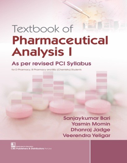 Textbook Of Pharmaceutical Analysis I As Per Revised Pci Syllabus (Pb 2025)
