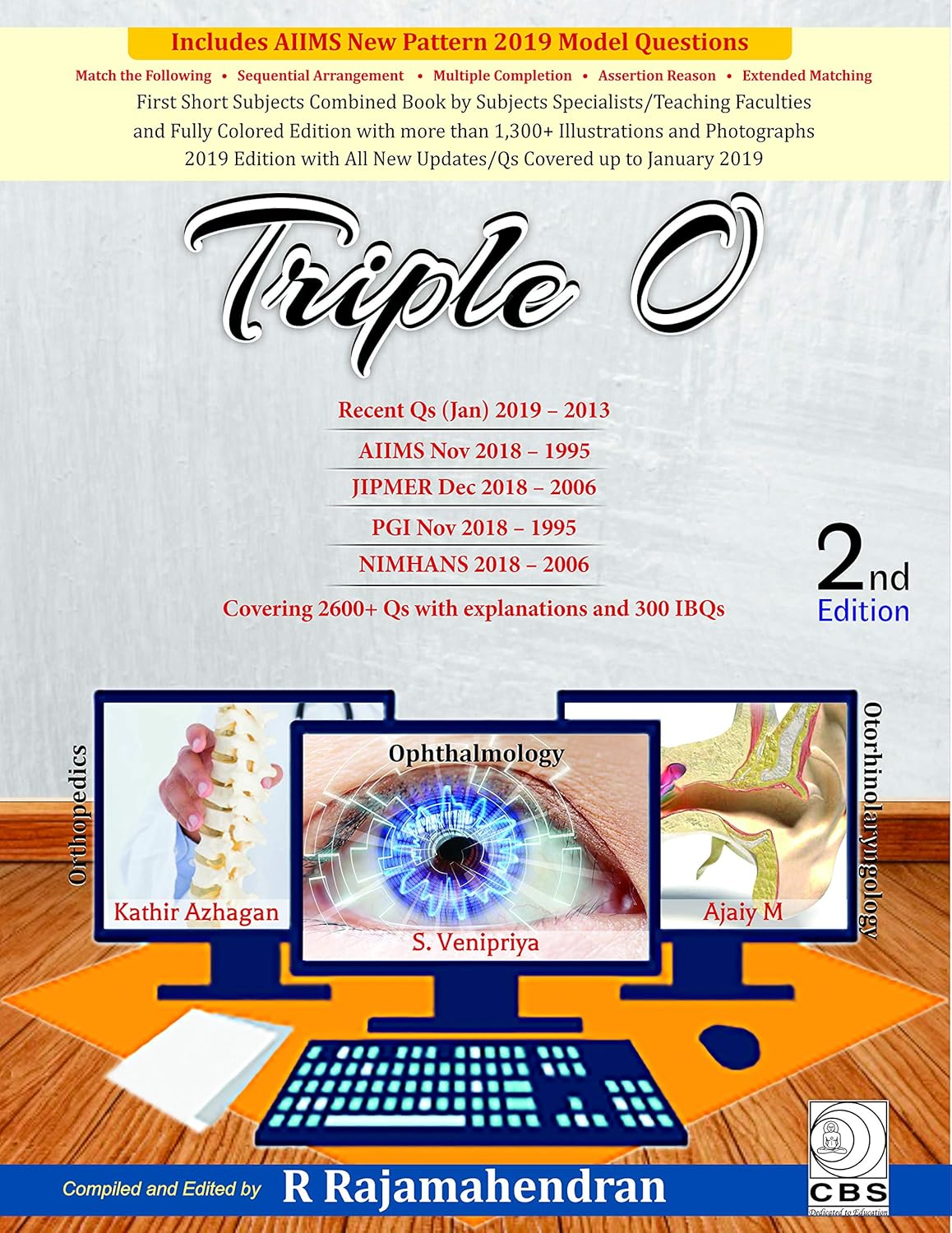Triple O Orthopedics Ophthalmology  Otorhinolaryngology 2Ed (Pb 2019) 