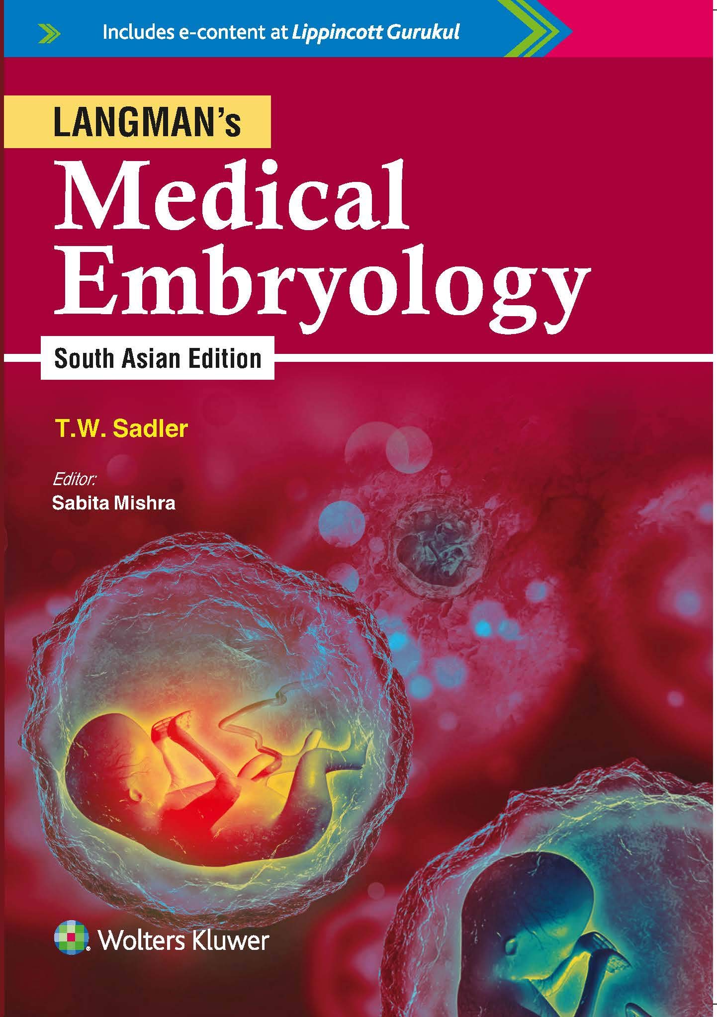 Langman's Medical Embryology, South Asia Edition  (Old Edition)