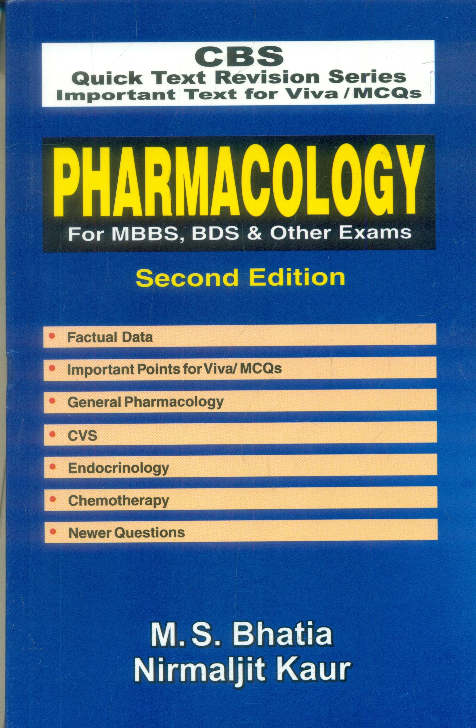 Pharmacology For Mbbs Bds And Other Exams 2Ed (Cbs Quick Text Revision Series ) (Pb 2020)