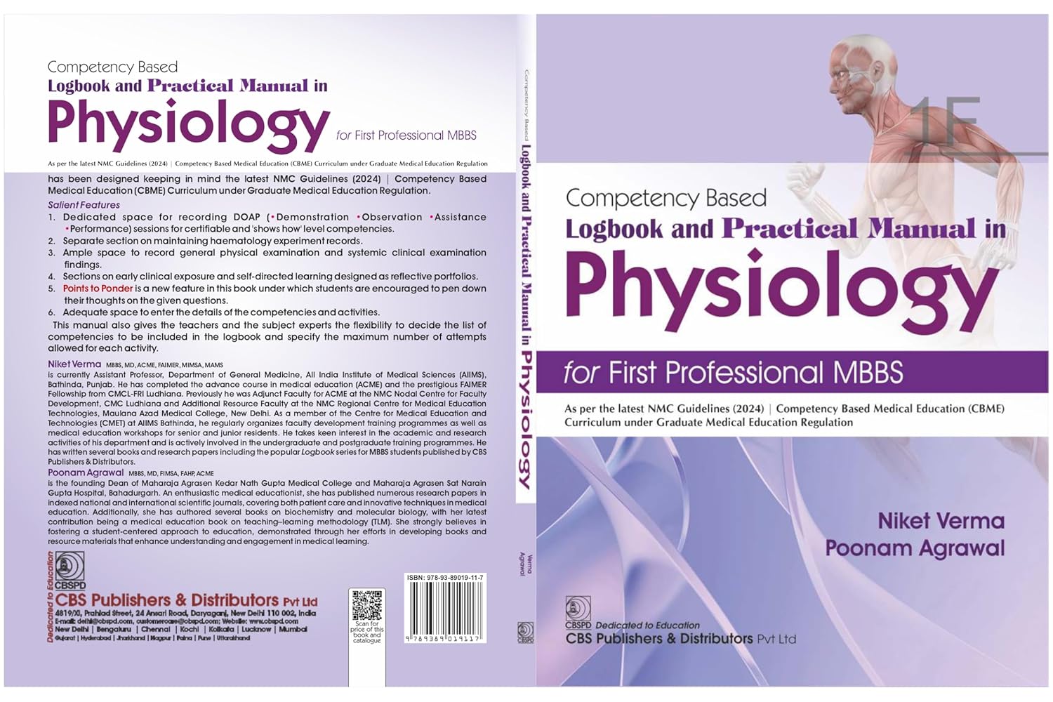 Competency Based Logbook And Practical Manual In Physiology For First Professional Mbbs 1F (Pb 2026)
