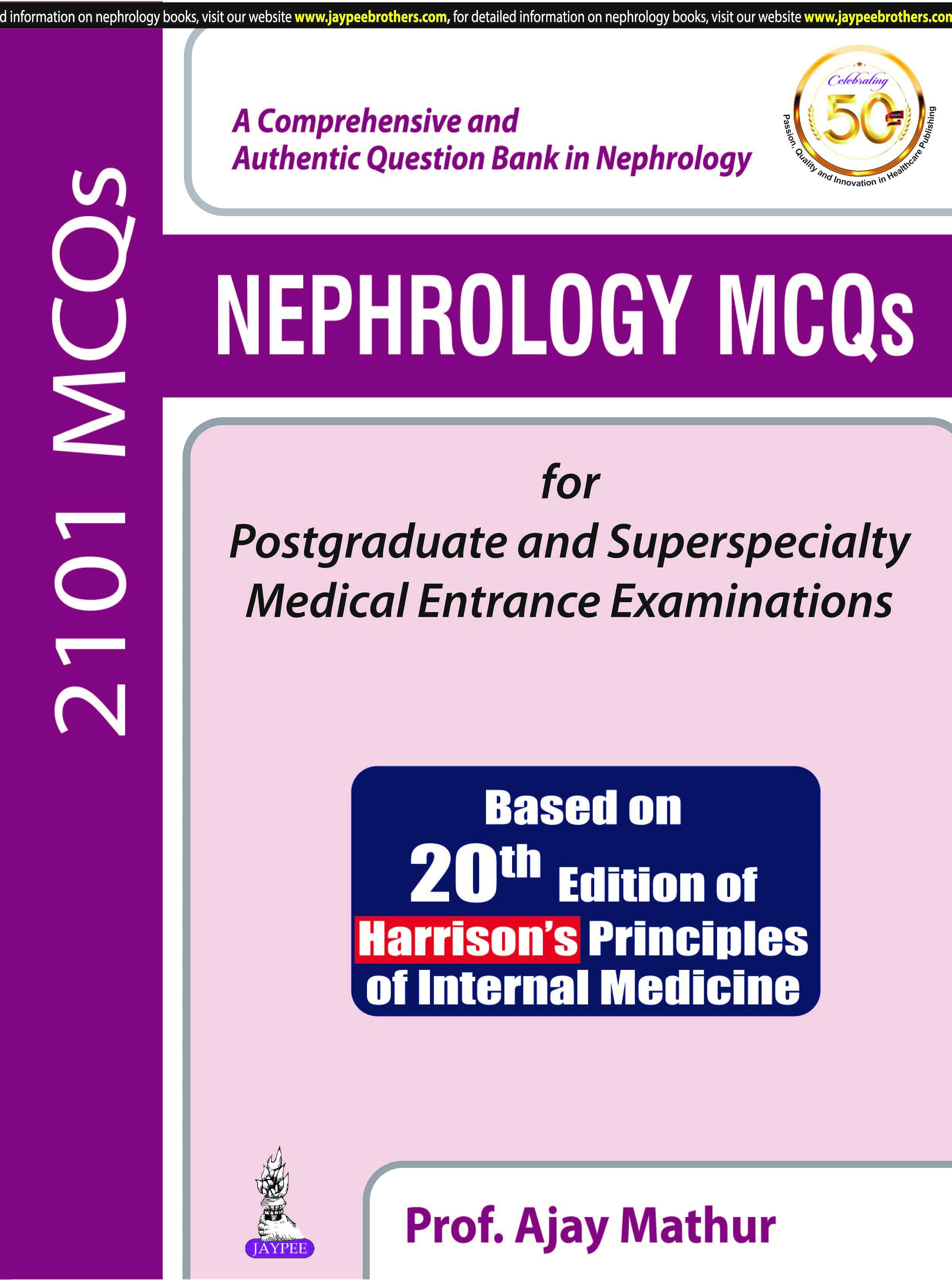Nephrology Mcqs For Postgraduate And Superspecialty Medical Entrance Examinations