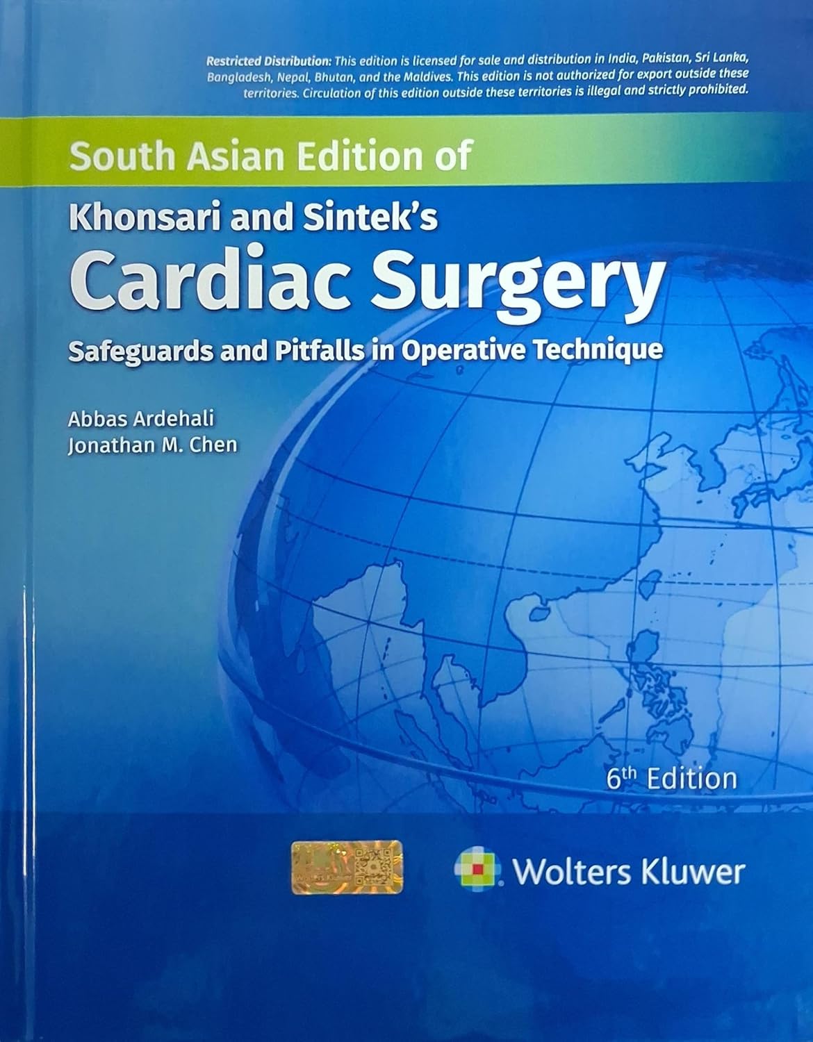 Khonsari And Sinteks Cardiac Surgery Safeguards And Pitfalls In Operative Technique 6Ed (Sae) (Hb 2026)