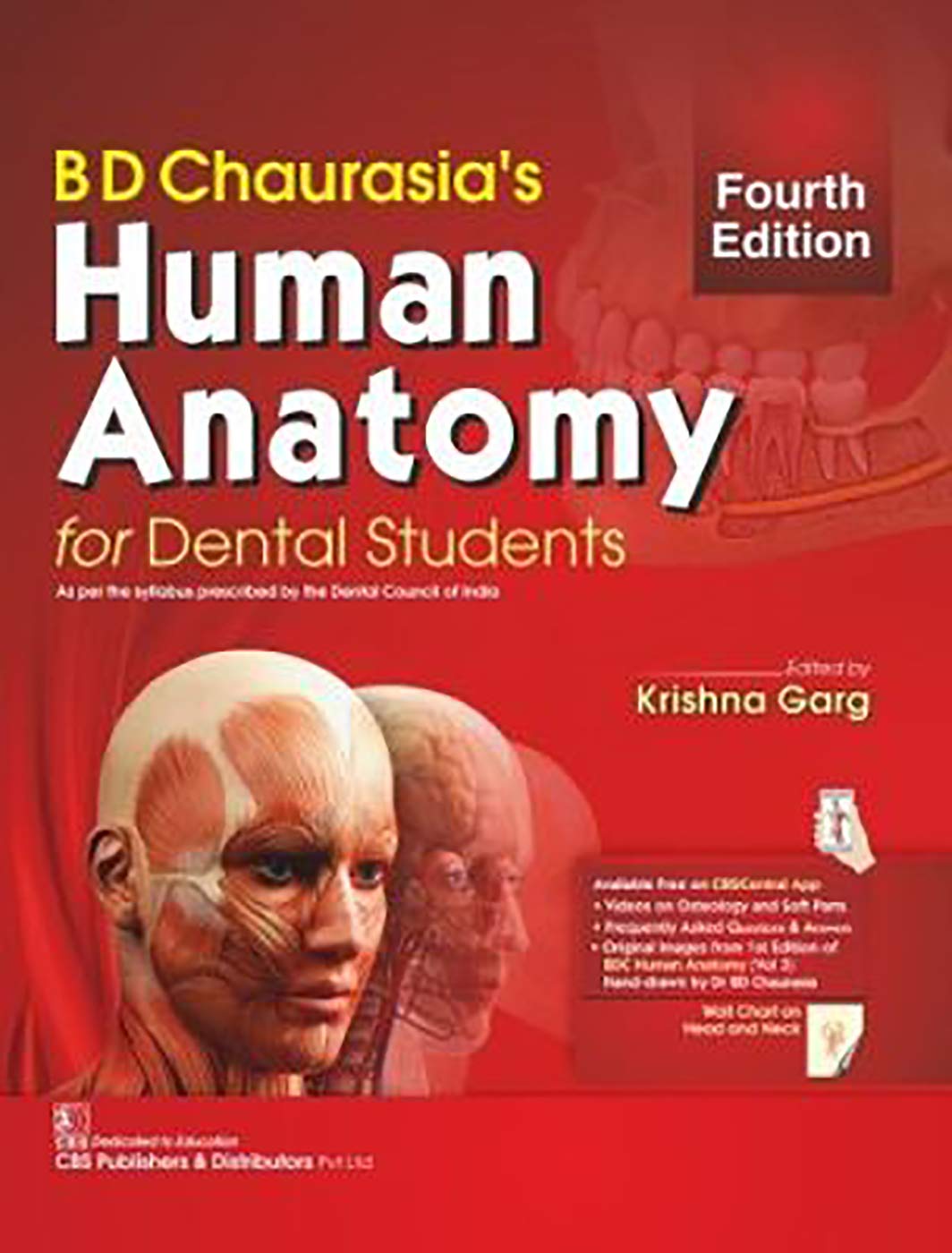 B D Chaurasia'S Human Anatomy For Dental Students, 4E (Pb)  (Old Edition)