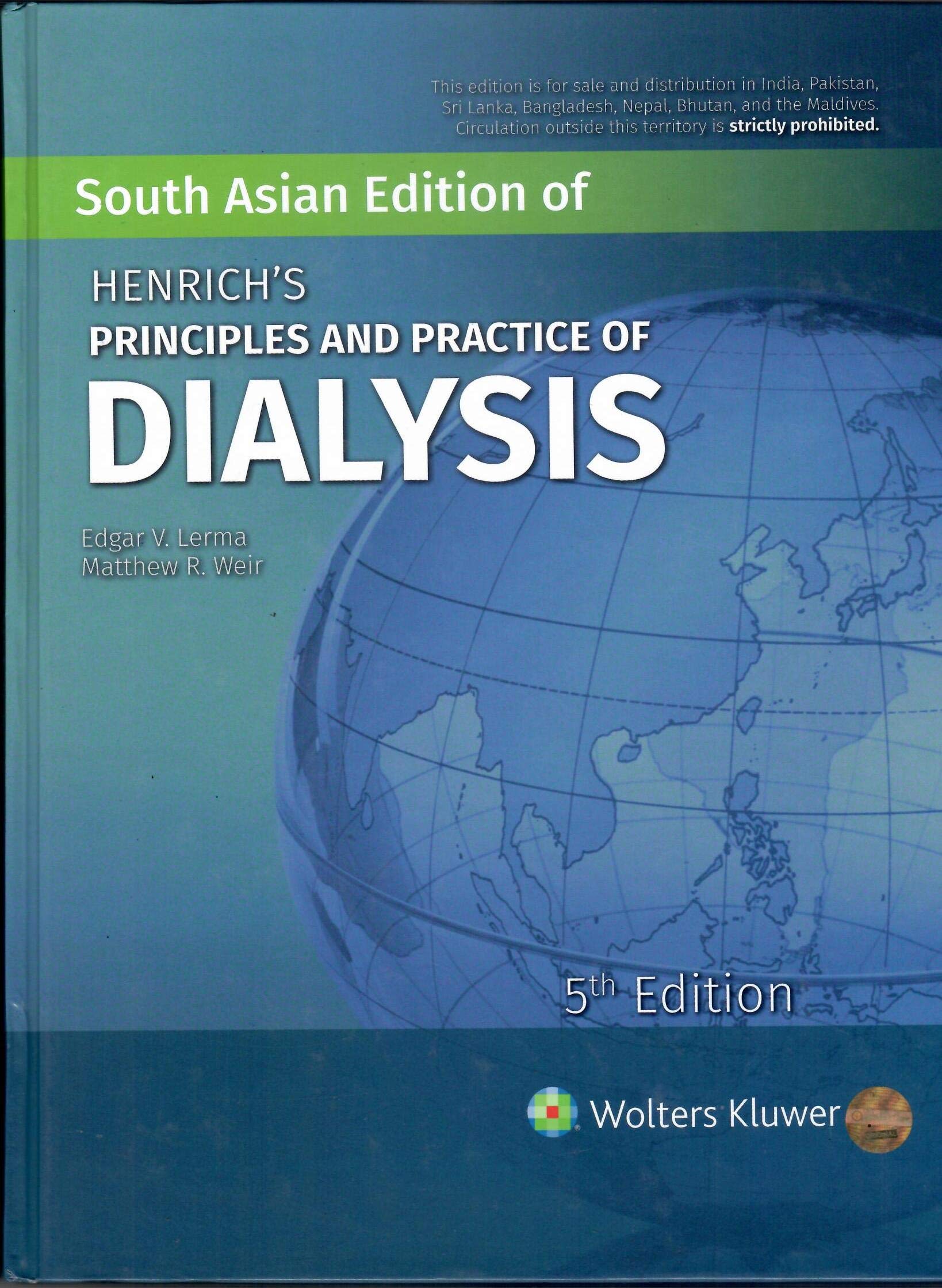 Henrich's Principles and Practice of Dialysis, 5/e- AIBH Exclusive