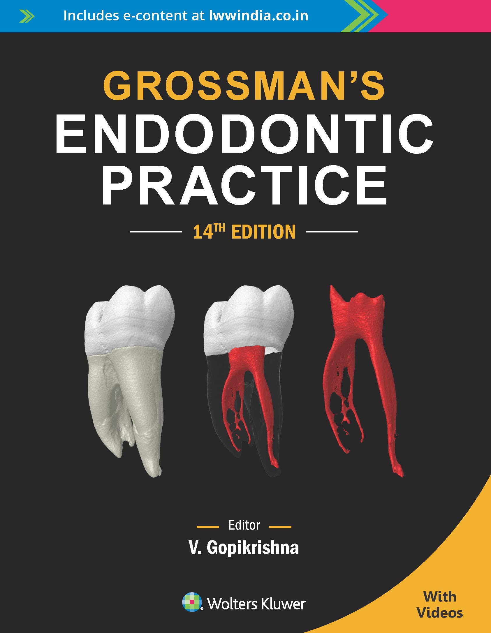 Grossman's Endodontic Practice with Videos, 14th edition