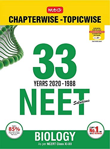 33 Years Neet-AIPMT Chapterwise Solutions - Biology 2020