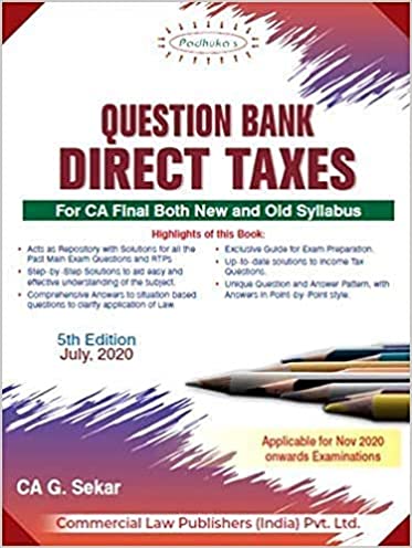 Question Bank Direct Taxes